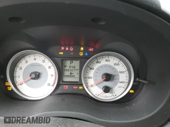 2013 Subaru Impreza Premium z VIN JF1GPAC65DH807370, wystawiony jako Copart lot #58312165 z przebiegiem 88 307 mil mil oraz Szkoda całkowita • Salvage title. Historia ofert i sprzedaży dostępna na DreamBid. Obrazek 9.