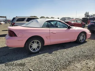 1998 Ford Mustang GT with VIN 1FAFP45X7WF141615, listed as a Copart auction lot 42099895 with 169,069 mi miles and Salvage Title. Bid and sale history available at carsss.com. Image 3.