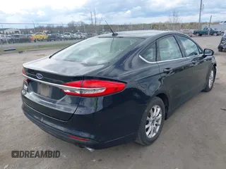 2017 Ford Fusion S with VIN 3FA6P0G77HR212596, listed as a IAAI auction lot 41910716 with 94,502 mi miles. Bid and sale history available at carsss.com. Image 4.