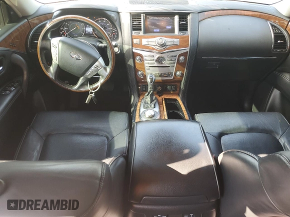 2018 Infiniti QX80 with VIN JN8AZ2NC1J9441260, listed as a Copart auction lot 67127054 with 132,043 mi miles and Salvage Title. Bid and sale history available at carsss.com. Image 8.