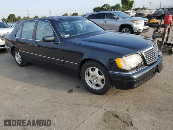 1999 Mercedes-Benz S with VIN WDBGA57G5XA428158, listed as a Copart auction lot 65543515 with 65,698 mi miles and Salvage title. Bid and sale history available at DreamBid. Image 4.