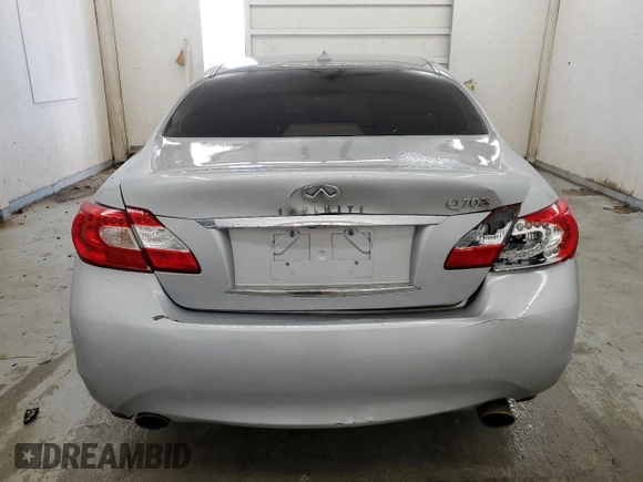 2012 Infiniti M37 with VIN JN1BY1AP8CM333985, listed as a Copart auction lot 81741654 with 142,745 mi miles and Salvage Title. Bid and sale history available at carsss.com. Image 6.