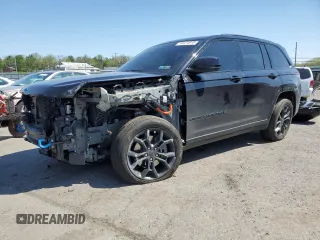 2024 Jeep Grand Cherokee с VIN 1C4RJYB67R8955235, выставлен на аукционе Copart как лот 54674915 с пробегом 26 762 миль миль и Списание • Salvage title. История ставок и продаж доступна на DreamBid. Изображение 1.