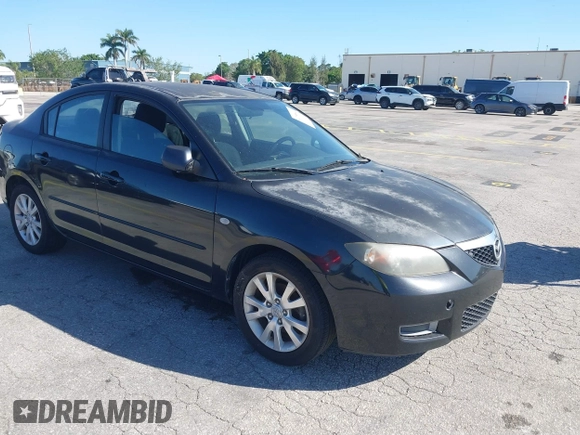 2008 Mazda 3 Man i Sport *Ltd Avail* with VIN JM1BK32F981798963, listed as a IAAI auction lot 41758841 with 187,420 mi miles. Bid and sale history available at carsss.com. Image 1.