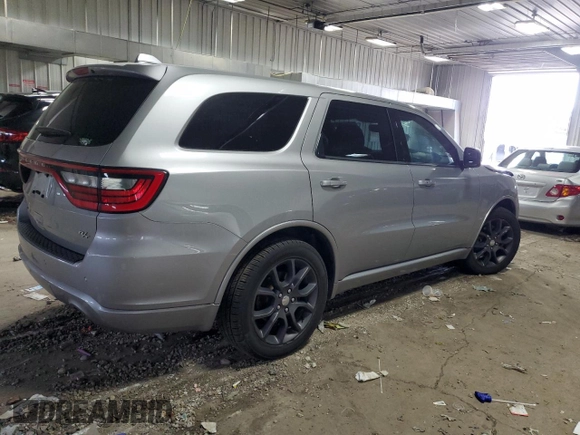 2017 Dodge Durango R/T with VIN 1C4SDJCT2HC935345, listed as a Copart auction lot 52104505 with 148,013 mi miles and Non Repairable. Bid and sale history available at DreamBid. Image 3.