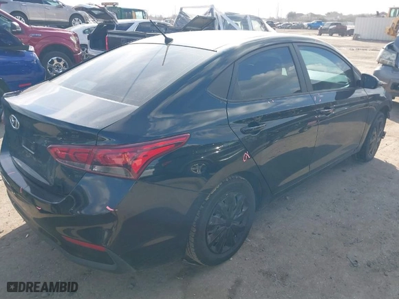 2022 Hyundai Accent SE with VIN 3KPC24A66NE164059, listed as a IAAI auction lot 41471840 with 44,085 mi miles. Bid and sale history available at carsss.com. Image 4.