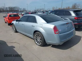 2013 Chrysler 300 with VIN 2C3CCAGT9DH590053, listed as a IAAI auction lot 41800253 with 136,596 mi miles. Bid and sale history available at carsss.com. Image 3.