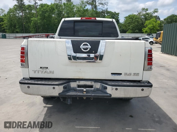 2009 Nissan Titan SE with VIN 1N6BA07D69N301755, listed as a Copart auction lot 49995795 with 261,539 mi miles and Salvage Title. Bid and sale history available at carsss.com. Image 6.