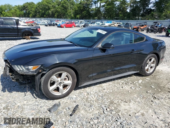 2017 Ford Mustang V6 with VIN 1FA6P8AM2H5353320, listed as a Copart auction lot 57713965 with 65,073 mi miles and Salvage title. Bid and sale history available at DreamBid. Image 1.