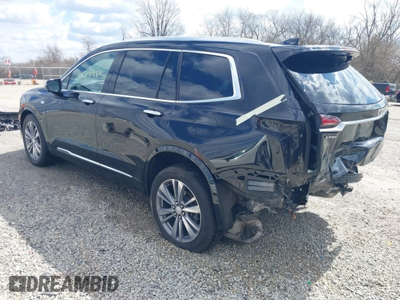 2020 Cadillac XT6 AWD Premium Luxury with VIN 1GYKPDRS0LZ140995, listed as a IAAI auction lot 41881265 with 46,375 mi miles and . Bid and sale history available at DreamBid. Image 3.