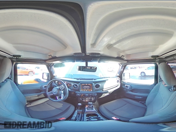 2022 Jeep Wrangler Unlimited Sahara with VIN 1C4HJXEN5NW145438, listed as a Copart auction lot 84207384 with 38,964 mi miles and Non repairable. Bid and sale history available at DreamBid. Image 16.