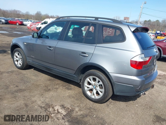 2009 BMW X3 xDrive30i with VIN WBXPC93469WJ29401, listed as a IAAI auction lot 41936422 with 150,856 mi miles. Bid and sale history available at carsss.com. Image 3.