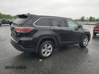 2015 Toyota Highlander Limited with VIN 5TDDCRFH9FS011045, listed as a Copart auction lot 55835605 with 160,639 mi miles and Salvage title. Bid and sale history available at DreamBid. Image 3.
