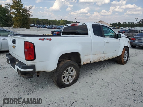 2020 Chevrolet Colorado 4WD LT with VIN 1GCHTCEA1L1160111, listed as a Copart auction lot 72536894 with 157,411 mi miles and Salvage title. Bid and sale history available at DreamBid. Image 3.
