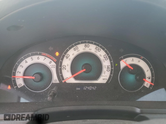 2007 Toyota Solara SE with VIN 4T1CE30P07U757475, listed as a Copart auction lot 62348565 with 124,042 mi miles and Salvage title. Bid and sale history available at DreamBid. Image 9.