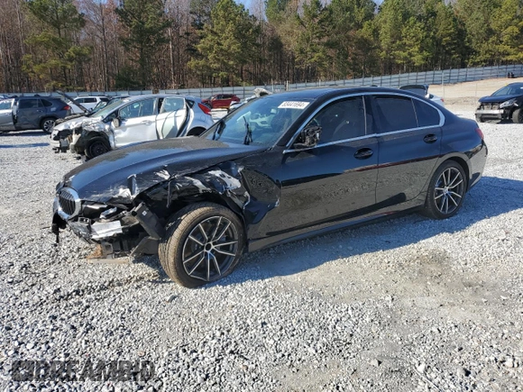 2019 BMW 3 Series 330i with VIN WBA5R1C50KAK10701, listed as a Copart auction lot 83441694 with 69,076 mi miles and Salvage Title. Bid and sale history available at carsss.com. Image 1.