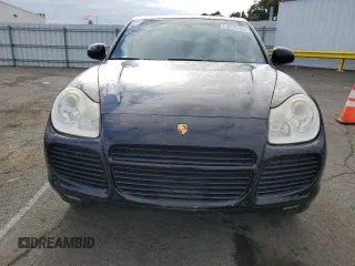 2005 Porsche Cayenne Turbo with VIN WP1AC29P15LA91534, listed as a Copart auction lot 43476105 with 131,561 mi miles and Salvage Title. Bid and sale history available at carsss.com. Image 5.