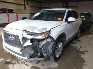 2019 Hyundai Santa Fe SE with VIN 5NMS23AD1KH063472, listed as a IAAI auction lot 41375650 with 64,496 mi miles and . Bid and sale history available at DreamBid. Image 18.
