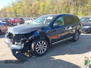 2016 Nissan Pathfinder Platinum with VIN 5N1AR2MM0GC621875, listed as a IAAI auction lot 42049577 with 70,759 mi miles and . Bid and sale history available at DreamBid. Image 2.