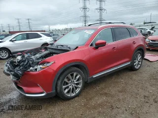 2018 Mazda CX-9 Grand Touring z VIN JM3TCBDYXJ0207231, wystawiony jako Copart lot #57911615 z przebiegiem 109 027 mil mil oraz Szkoda całkowita • Salvage title. Historia ofert i sprzedaży dostępna na DreamBid. Obrazek 1.