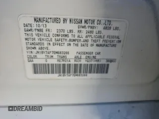 2014 Infiniti Q50 z VIN JN1BV7AP7EM683266, wystawiony jako Copart lot #87167454 z przebiegiem 120 125 mil mil oraz Szkoda całkowita • Salvage title. Historia ofert i sprzedaży dostępna na DreamBid. Obrazek 14.