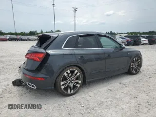 2018 Audi SQ5 Prestige with VIN WA1C4AFY2J2232006, listed as a Copart auction lot 59262384 with Not Provided miles and Salvage Title. Bid and sale history available at DreamBid. Image 3.