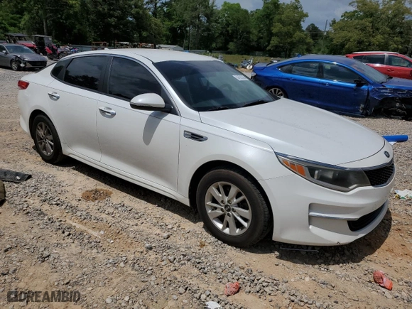 2016 Kia Optima LX with VIN KNAGT4L31G5072886, listed as a Copart auction lot 54522385 with 242,440 mi miles and Clean Title. Bid and sale history available at carsss.com. Image 4.