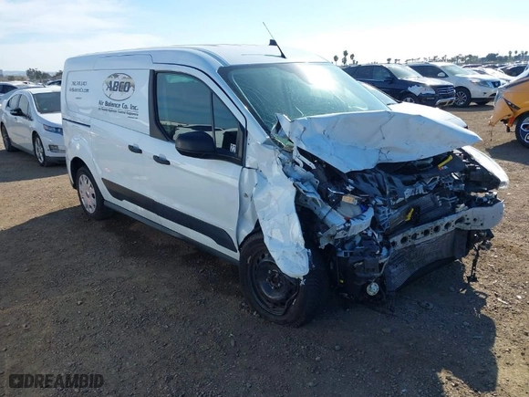 2019 Ford Transit Connect Van XLT with VIN NM0LS7F21K1423348, listed as a IAAI auction lot 41906459 with 35,697 mi miles. Bid and sale history available at carsss.com. Image 1.