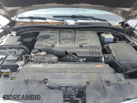 2013 Infiniti QX56 with VIN JN8AZ2NF3D9550303, listed as a Copart auction lot 57771745 with 137,866 mi miles and Salvage title. Bid and sale history available at DreamBid. Image 12.