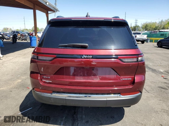 2023 Jeep Grand Cherokee Laredo with VIN 1C4RJHAG9PC514520, listed as a Copart auction lot 55630505 with 31,057 mi miles and Salvage title. Bid and sale history available at DreamBid. Image 6.