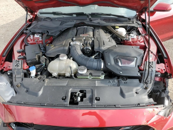 2021 Ford Mustang GT with VIN 1FA6P8CF8M5145287, listed as a Copart auction lot 47650835 with 14,971 mi miles and Salvage Title. Bid and sale history available at carsss.com. Image 11.