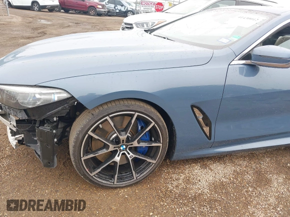 2020 BMW 8 Series M850i xDrive with VIN WBABC4C03LCE83098, listed as a IAAI auction lot 41430012 with 27,073 mi miles. Bid and sale history available at carsss.com. Image 19.