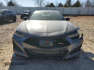 2021 Acura TLX Type S with VIN 19UUB7F0XMA000360, listed as a Copart auction lot 86607934 with 35,485 mi miles and Salvage Title. Bid and sale history available at carsss.com. Image 5.