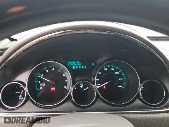 2014 Buick Enclave Convenience with VIN 5GAKRAKD6EJ277369, listed as a Copart auction lot 85307794 with 117,858 mi miles and Salvage Title. Bid and sale history available at carsss.com. Image 9.