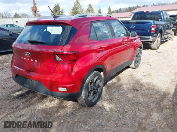 2023 Hyundai Venue Limited z VIN KMHRC8A36PU225270, wystawiony jako IAAI lot #41875877 z przebiegiem 46 049 mil mil oraz . Historia ofert i sprzedaży dostępna na DreamBid. Obrazek 4.