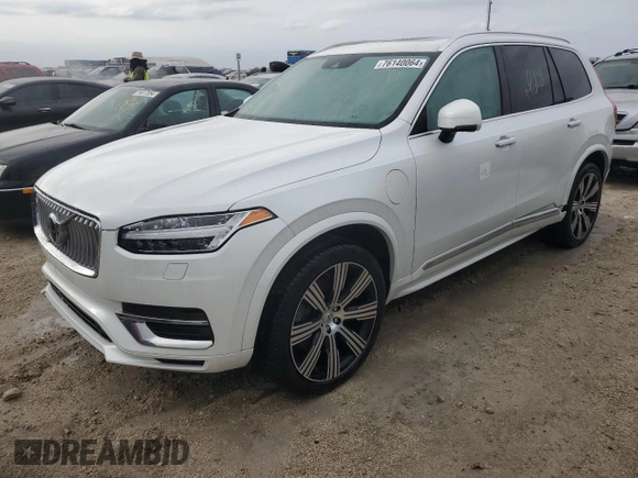 2021 Volvo XC90 Inscription Expression with VIN YV4BR0CL5M1763097, listed as a Copart auction lot 76140064 with 0 mi miles and Non Repairable. Bid and sale history available at carsss.com. Image 1.