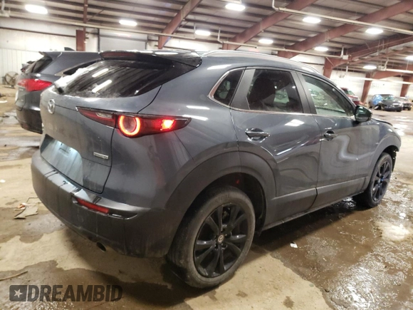 2023 Mazda CX-30 S Carbon Edition with VIN 3MVDMBCM7PM535140, listed as a Copart auction lot 44746645 with 51,810 mi miles and Clean Title. Bid and sale history available at DreamBid. Image 3.
