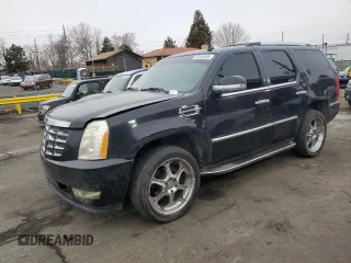2007 Cadillac Escalade with VIN 1GYFK63847R367217, listed as a Copart auction lot 48153005 with 182,614 mi miles and Salvage Title. Bid and sale history available at carsss.com. Image 1.