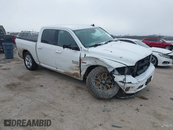 2018 Ram 1500 Big Horn with VIN 3C6RR7LT5JG135653, listed as a IAAI auction lot 41626601 with 91,267 mi miles. Bid and sale history available at carsss.com. Image 1.