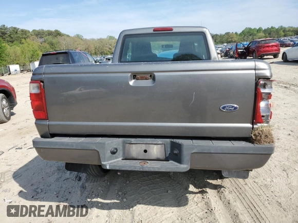 2005 Ford Ranger XL with VIN 1FTYR14U85PA00760, listed as a Copart auction lot 54455335 with 252,001 mi miles and Salvage Title. Bid and sale history available at DreamBid. Image 6.