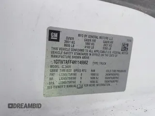 2017 GMC Savana Cargo z VIN 1GTW7AFF4H1149962, wystawiony jako IAAI lot #42215915 z przebiegiem 105 181 mil mil oraz . Historia ofert i sprzedaży dostępna na DreamBid. Obrazek 9.
