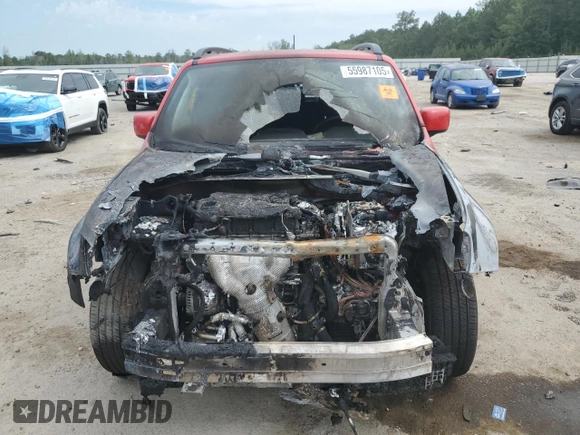 2018 Jeep Renegade Latitude with VIN ZACCJABB0JPH97800, listed as a Copart auction lot 55987105 with Not provided miles and Salvage title. Bid and sale history available at DreamBid. Image 5.