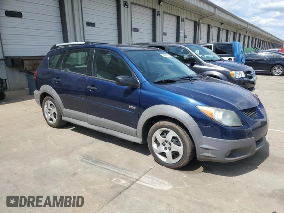 2004 Pontiac Vibe with VIN 5Y2SL62844Z422294, listed as a Copart auction lot 58396975 with 211,842 mi miles and Clean title. Bid and sale history available at DreamBid. Image 4.