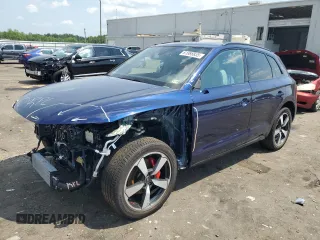 2024 Audi Q5 S line Premium Plus with VIN WA1EAAFY2R2120125, listed as a Copart auction lot 61986835 with 4,718 mi miles and Salvage title. Bid and sale history available at DreamBid. Image 1.