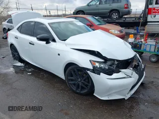 2015 Lexus IS 250 with VIN JTHBF1D24F5065923, listed as a IAAI auction lot 41311003 with 1 mi miles. Bid and sale history available at carsss.com. Image 1.