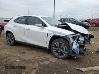 2023 Lexus UX 250h Premium z VIN JTHP6JBH1P2145423, wystawiony jako Copart lot #47424085 z przebiegiem 8 883 mil mil oraz Czysty tytuł • Clean title. Historia ofert i sprzedaży dostępna na DreamBid. Obrazek 4.