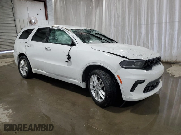 2022 Dodge Durango GT Plus with VIN 1C4RDHDG0NC226031, listed as a Copart auction lot 88342545 with Not Provided miles and Non Repairable. Bid and sale history available at DreamBid. Image 4.