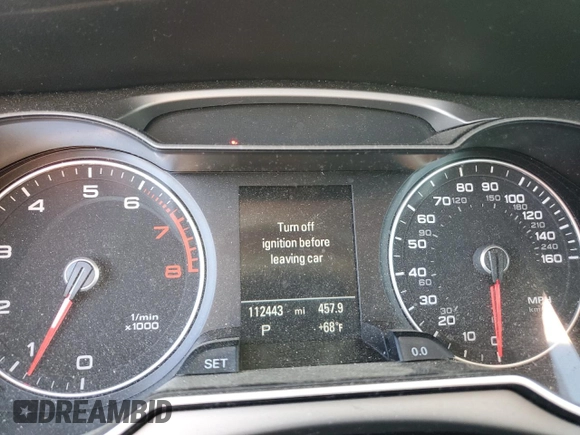 2014 Audi allroad Premium Plus with VIN WA1UFAFL9EA153740, listed as a Copart auction lot 75589184 with 112,443 mi miles and Clean Title. Bid and sale history available at carsss.com. Image 9.