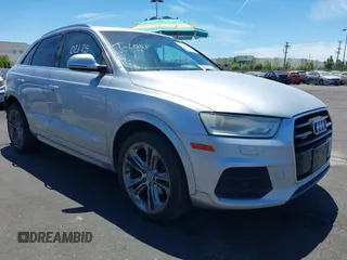 2016 Audi Q3 Premium Plus with VIN WA1EFCFS7GR006750, listed as a IAAI auction lot 42802175 with 96,248 mi miles and . Bid and sale history available at DreamBid. Image 1.