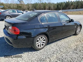 2007 BMW 3 Series 328xi with VIN WBAVC935X7KX58514, listed as a Copart auction lot 50539625 with 104,272 mi miles and Salvage Title. Bid and sale history available at carsss.com. Image 3.
